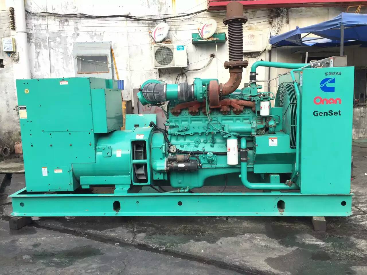 宾县租赁发电机-柴油发电机不正常冒烟的原因